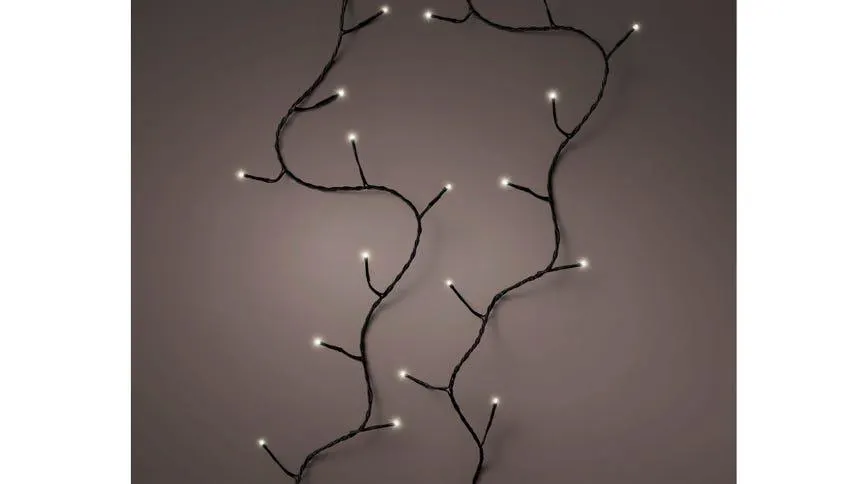 Catena 180 led luce bianca calda 13 metri