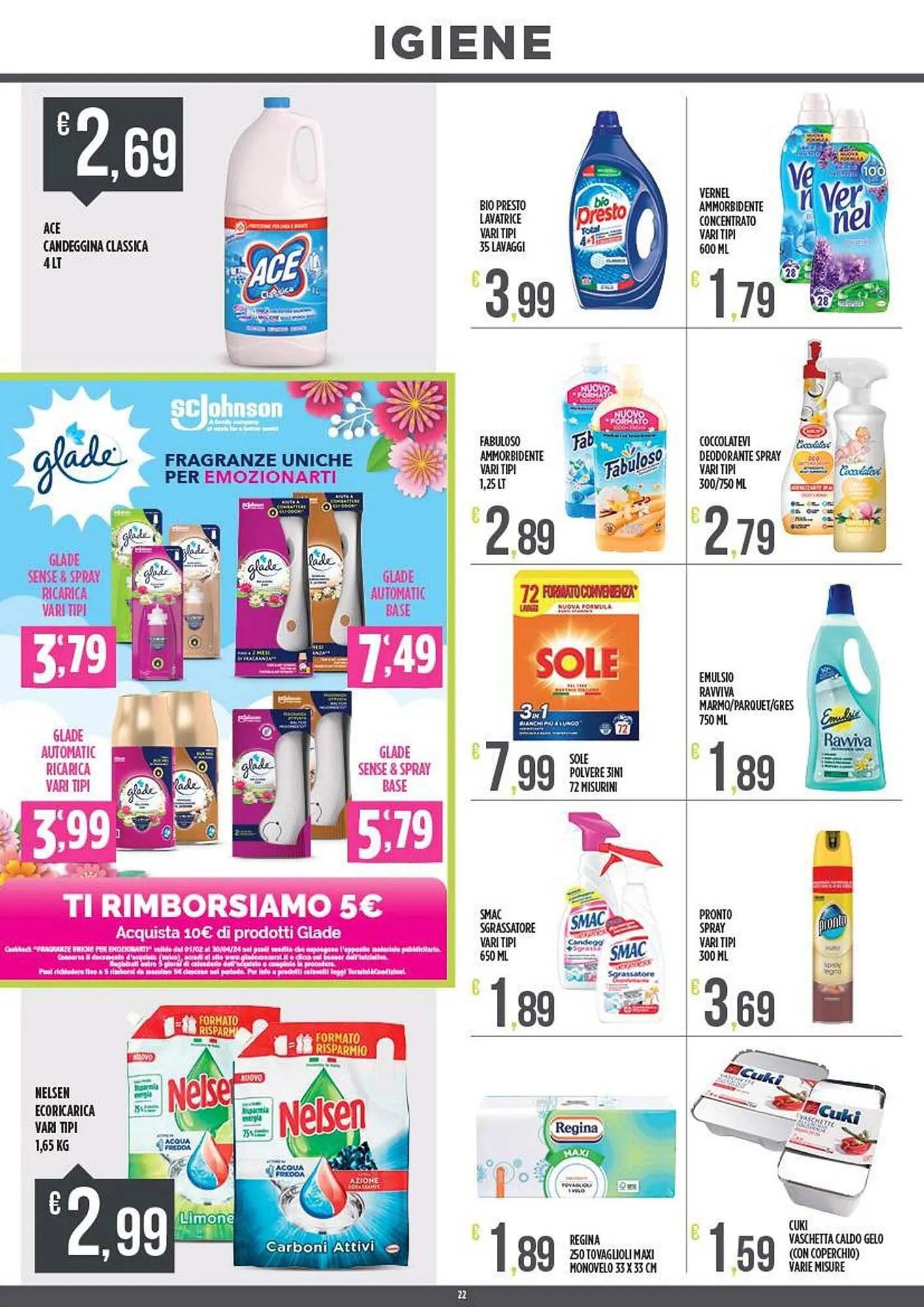 Volantino Supermercato Pollio da 15 aprile a 28 aprile di 2024 - Pagina del volantino 22