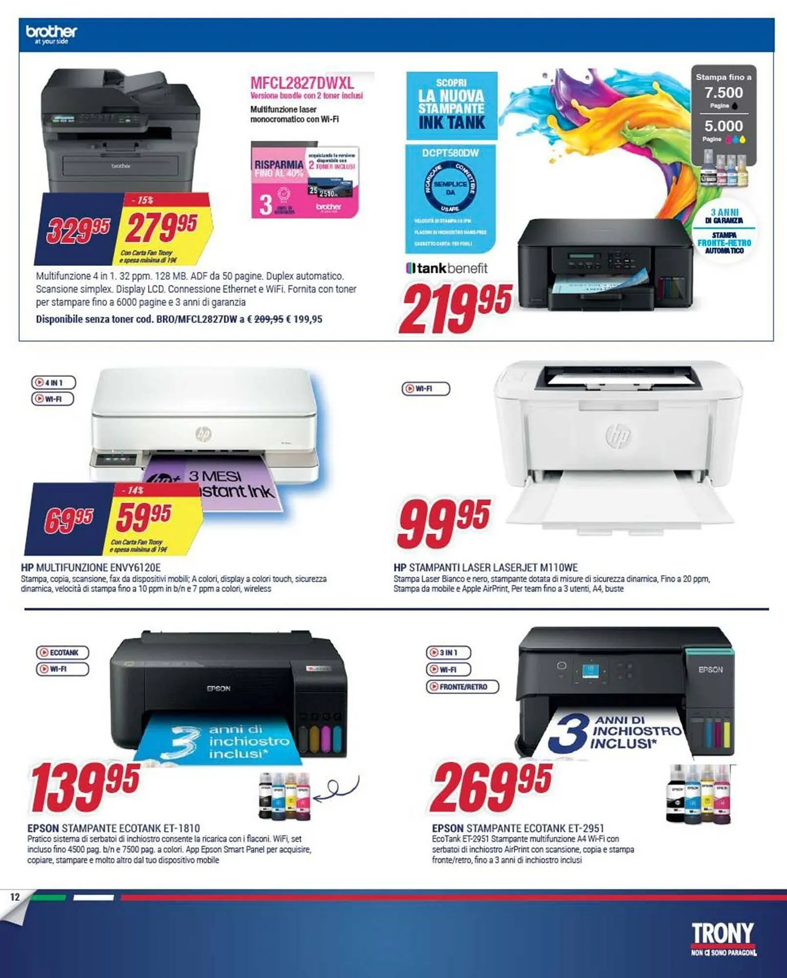 Volantino Trony da 27 dicembre a 14 gennaio di 2026 - Pagina del volantino 12