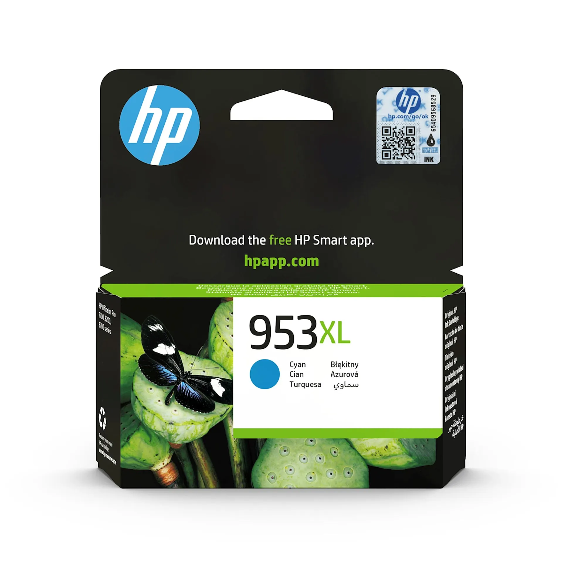 HP - HP 953XL cartuccia di inchiostro originale alta capacità, Ciano