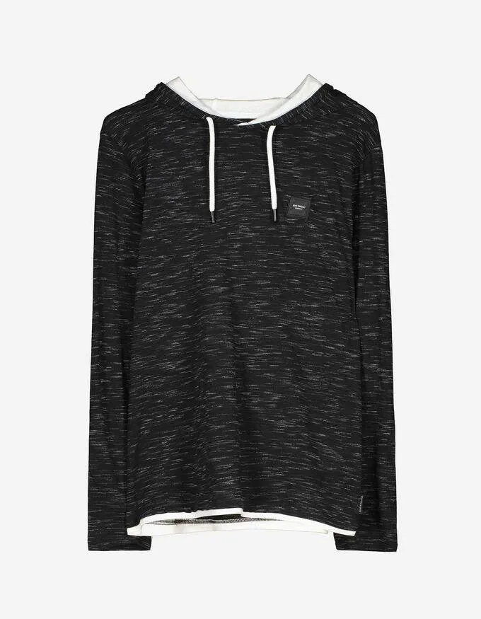 Hosszú ujjú felső - Zsinóros kapucni