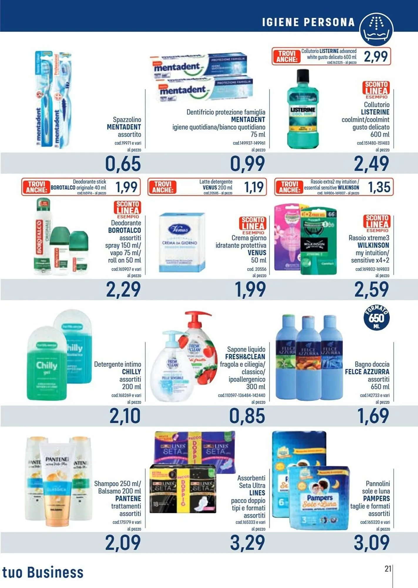Volantino Talento Professional Store da 11 maggio a 24 maggio di 2026 - Pagina del volantino 21