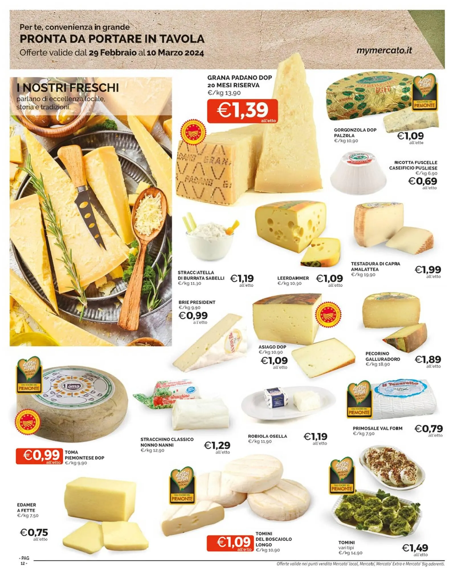 Volantino Mercatò Extra da 29 febbraio a 10 marzo di 2024 - Pagina del volantino 12