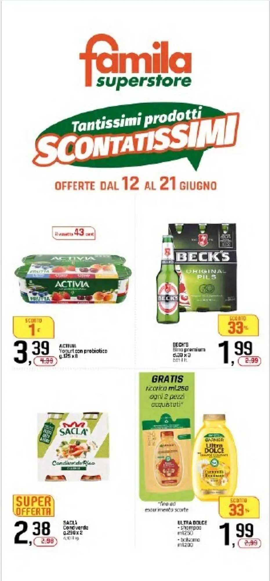 Volantino Supermercato Fratelli Scotto - 1