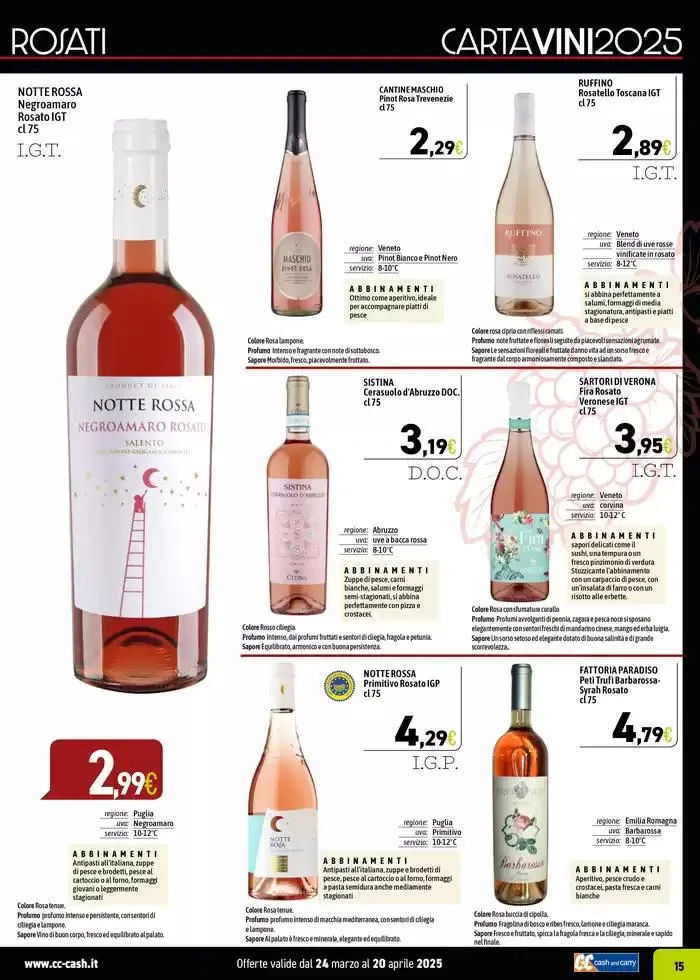 CARTA VINI 2025 da 24 marzo a 20 aprile di 2025 - Pagina del volantino 15