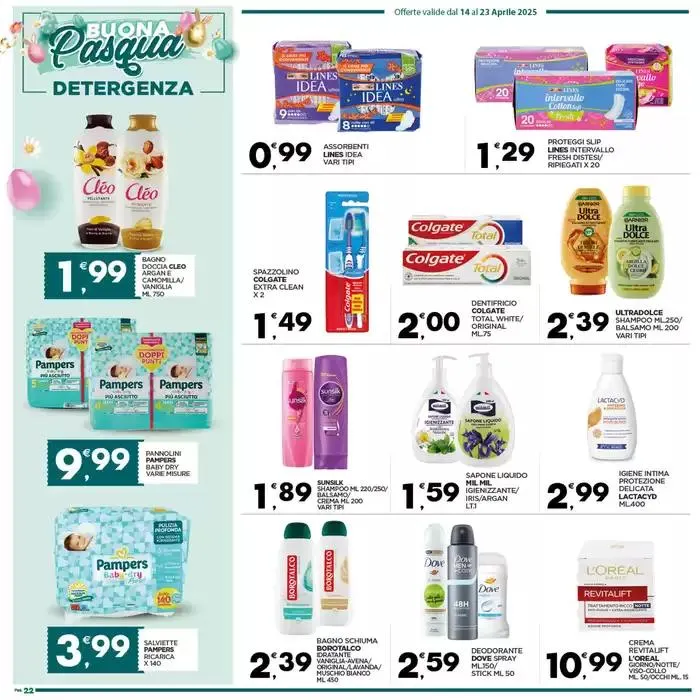 Buona Pasqua da 14 aprile a 23 aprile di 2025 - Pagina del volantino 22