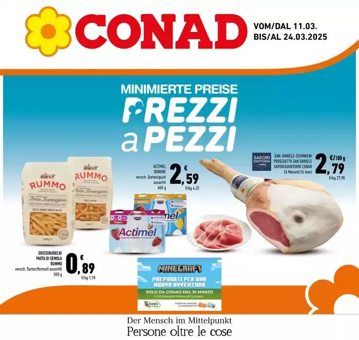 Prezzi a pezzi da 11 marzo a 24 marzo di 2025 - Pagina del volantino 1