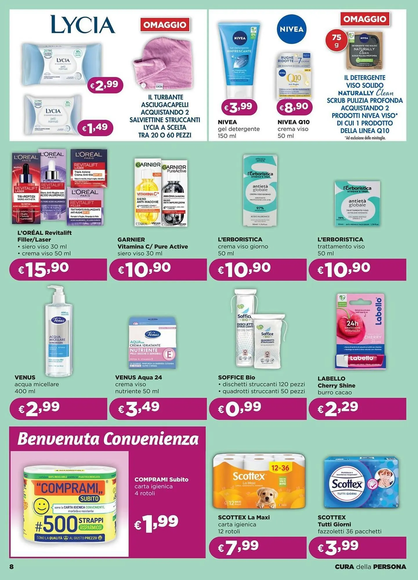 volantino La Saponeria da 4 settembre a 23 settembre di 2025 - Pagina del volantino 8