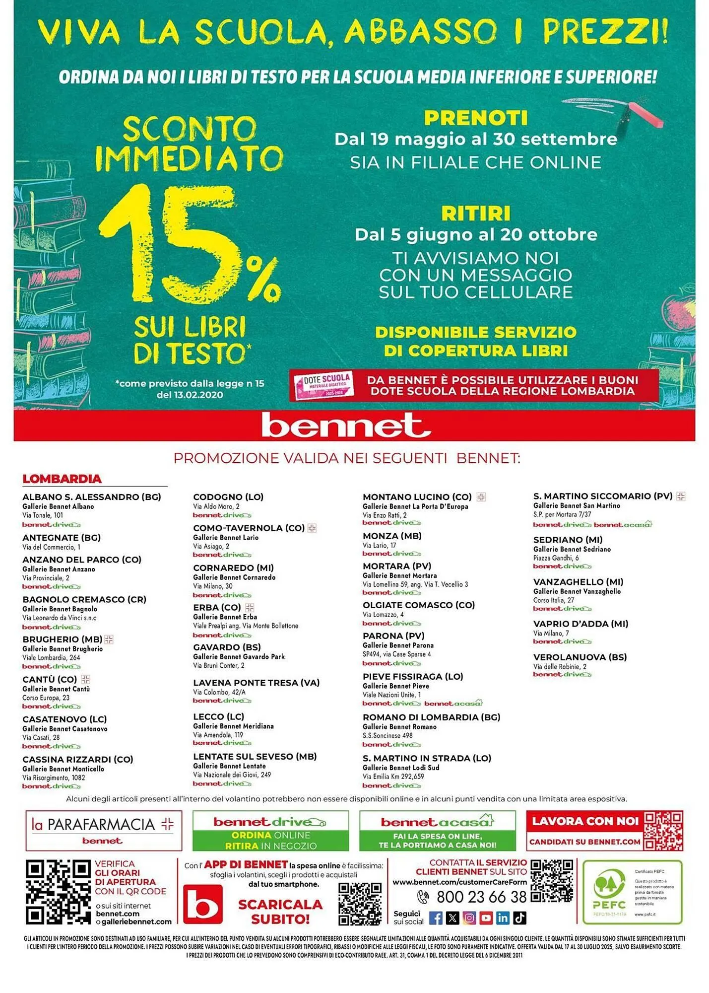 Volantino Bennet da 17 luglio a 30 luglio di 2025 - Pagina del volantino 32