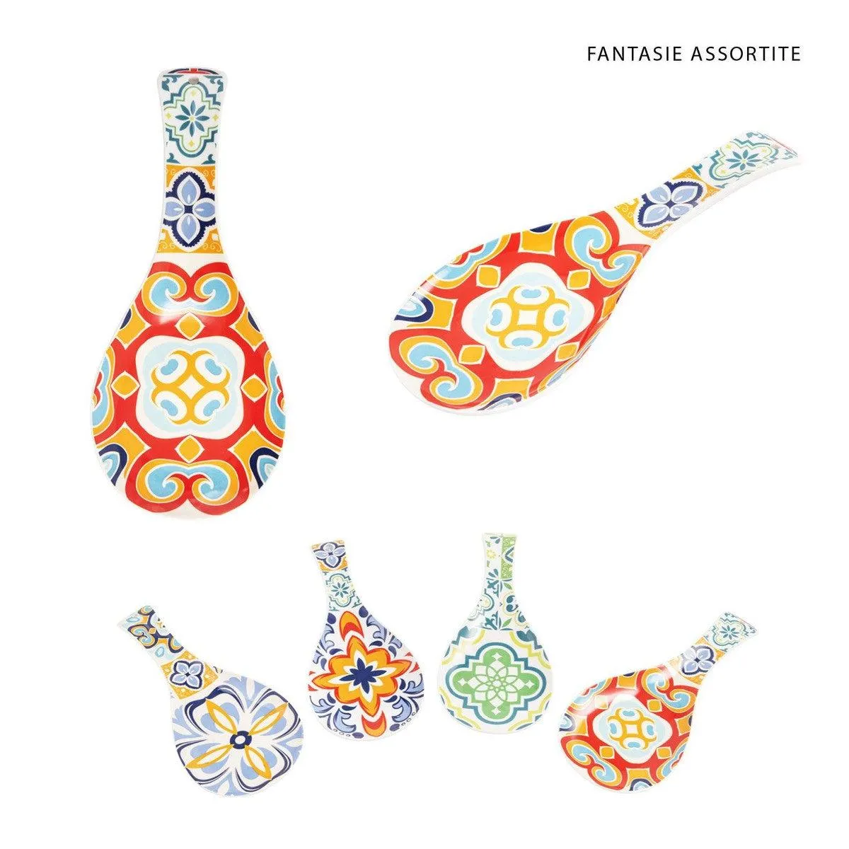 Dc Casa Porcelain Spoon Rest 24.5X10.2Cm Assorted