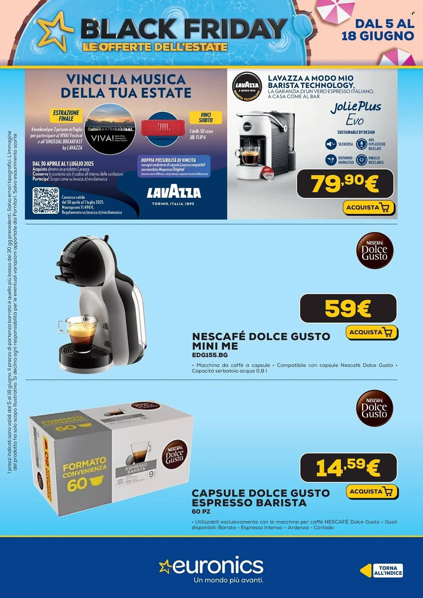 Volantino Euronics da 5 giugno a 18 giugno di 2025 - Pagina del volantino 46