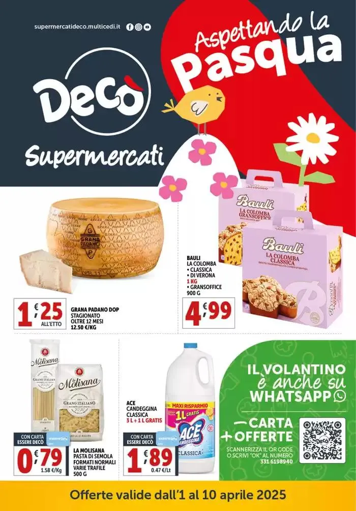 Aspettando la pasqua da 1 aprile a 10 aprile di 2025 - Pagina del volantino 1