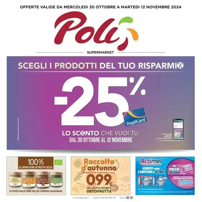 Scegli i prodotti del tuo risparmi da 28 ottobre a 12 novembre di 2024 - Pagina del volantino 1