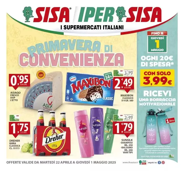 Primavera di convenienza  da 22 aprile a 1 maggio di 2025 - Pagina del volantino 1