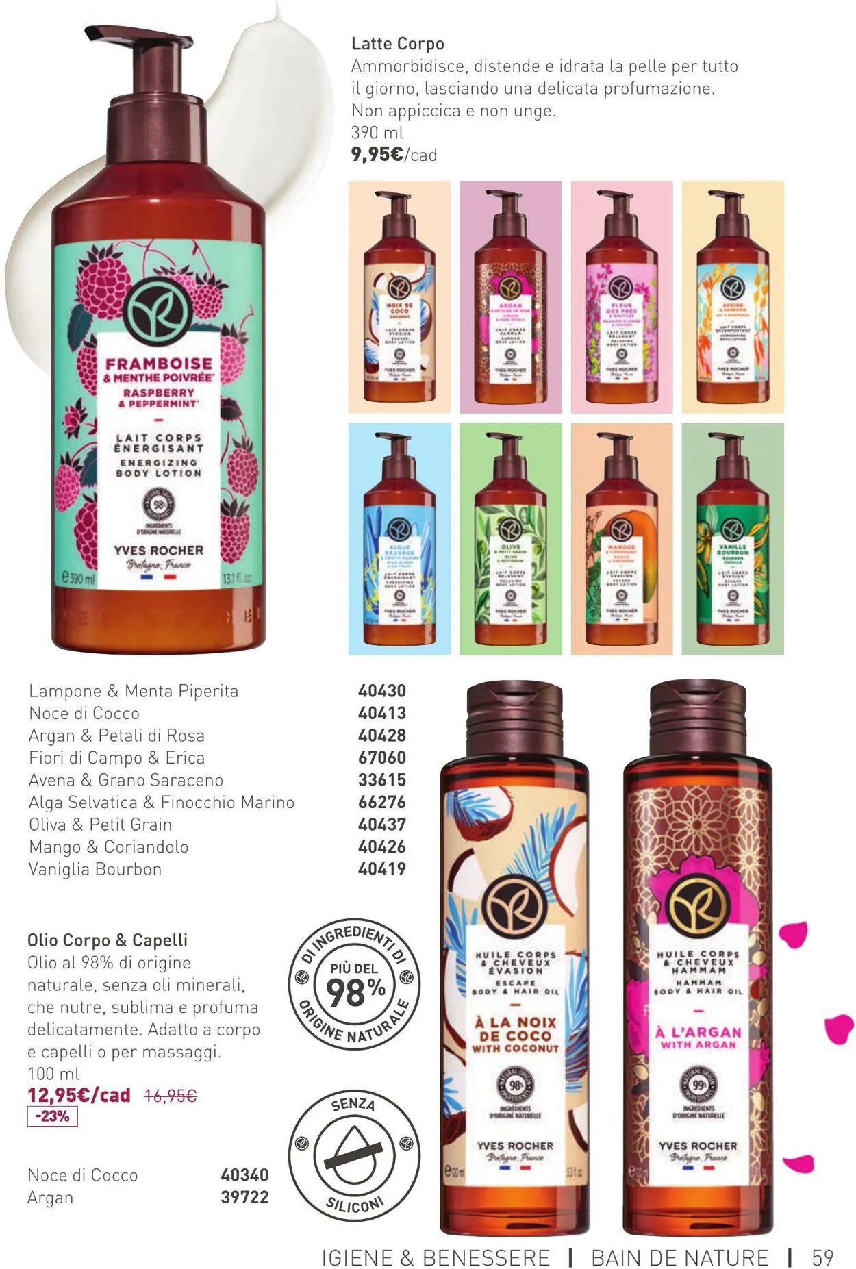 Yves Rocher Volantino attuale da 7 novembre a 21 novembre di 2024 - Pagina del volantino 59
