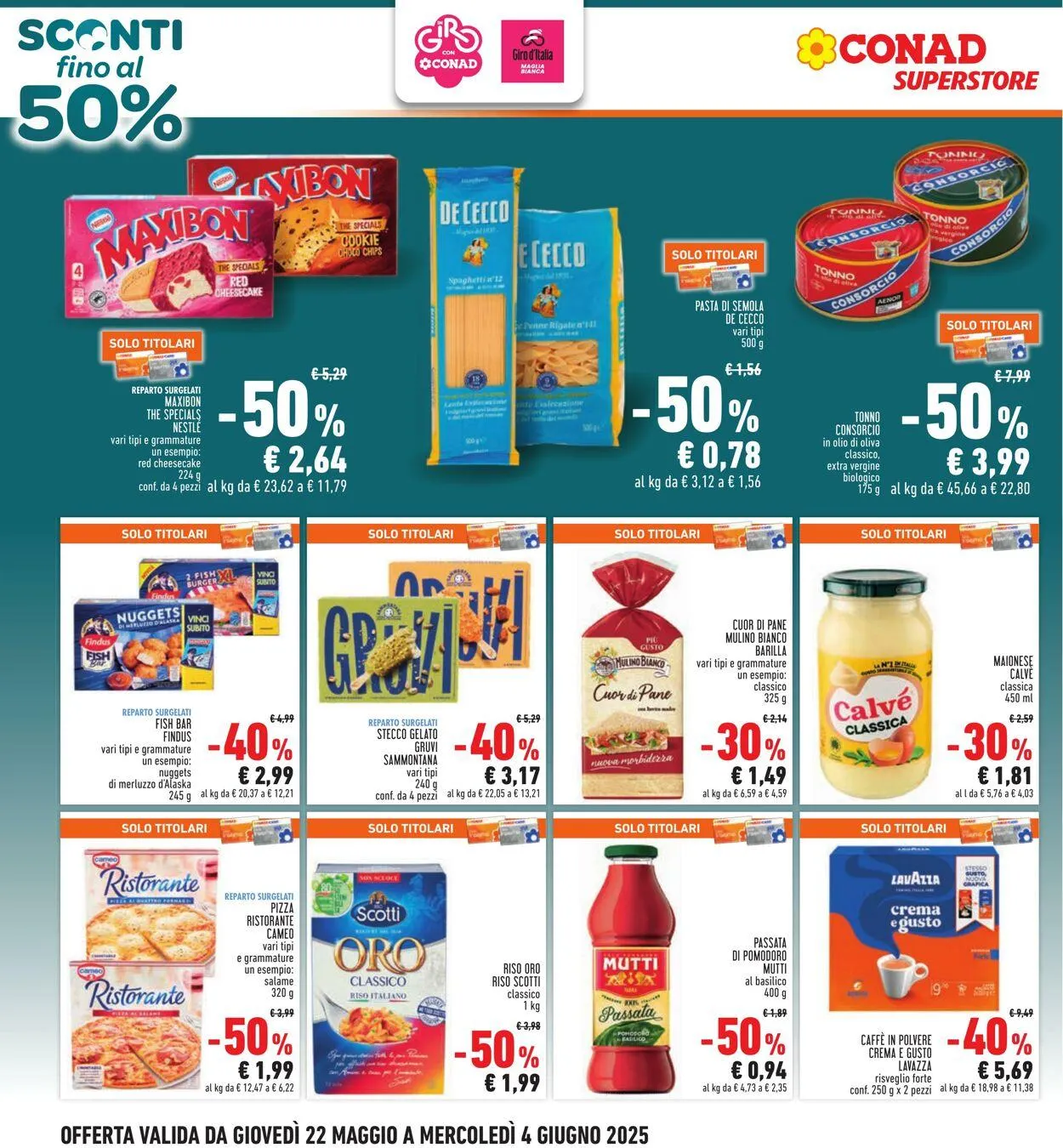 Conad - Superstore - Torino Volantino attuale da 22 maggio a 4 giugno di 2025 - Pagina del volantino 4