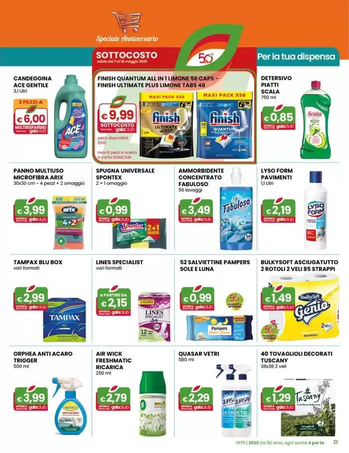 Sottocosto da 7 maggio a 20 maggio di 2025 - Pagina del volantino 21