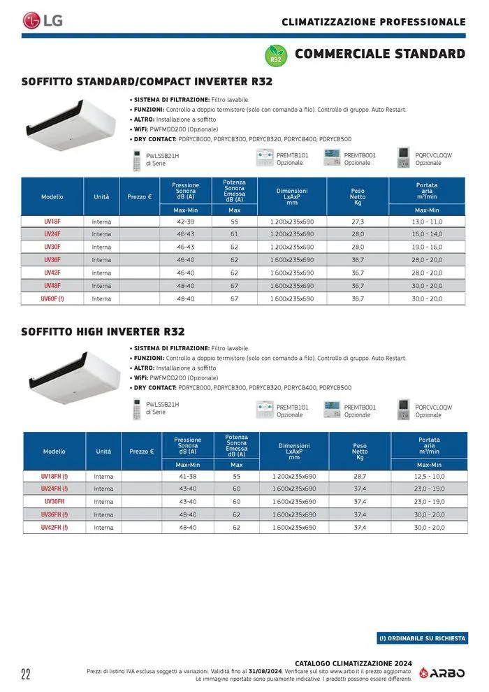 Catalogo climatizzazione 2024 da 17 maggio a 31 dicembre di 2024 - Pagina del volantino 22
