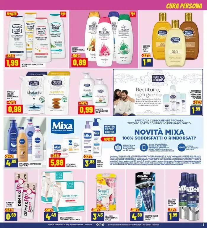 Sconti del 30% 40% 50% da 26 aprile a 10 maggio di 2025 - Pagina del volantino 3