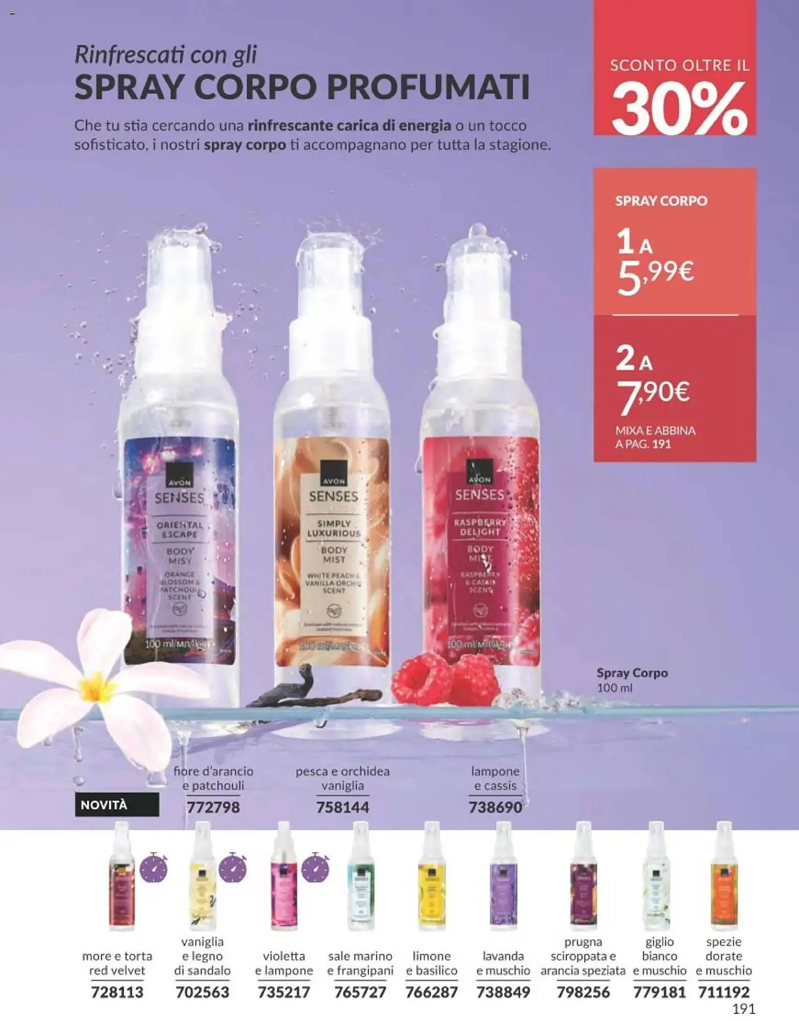Catalogo Avon da 31 dicembre a 31 gennaio di 2026 - Pagina del volantino 191