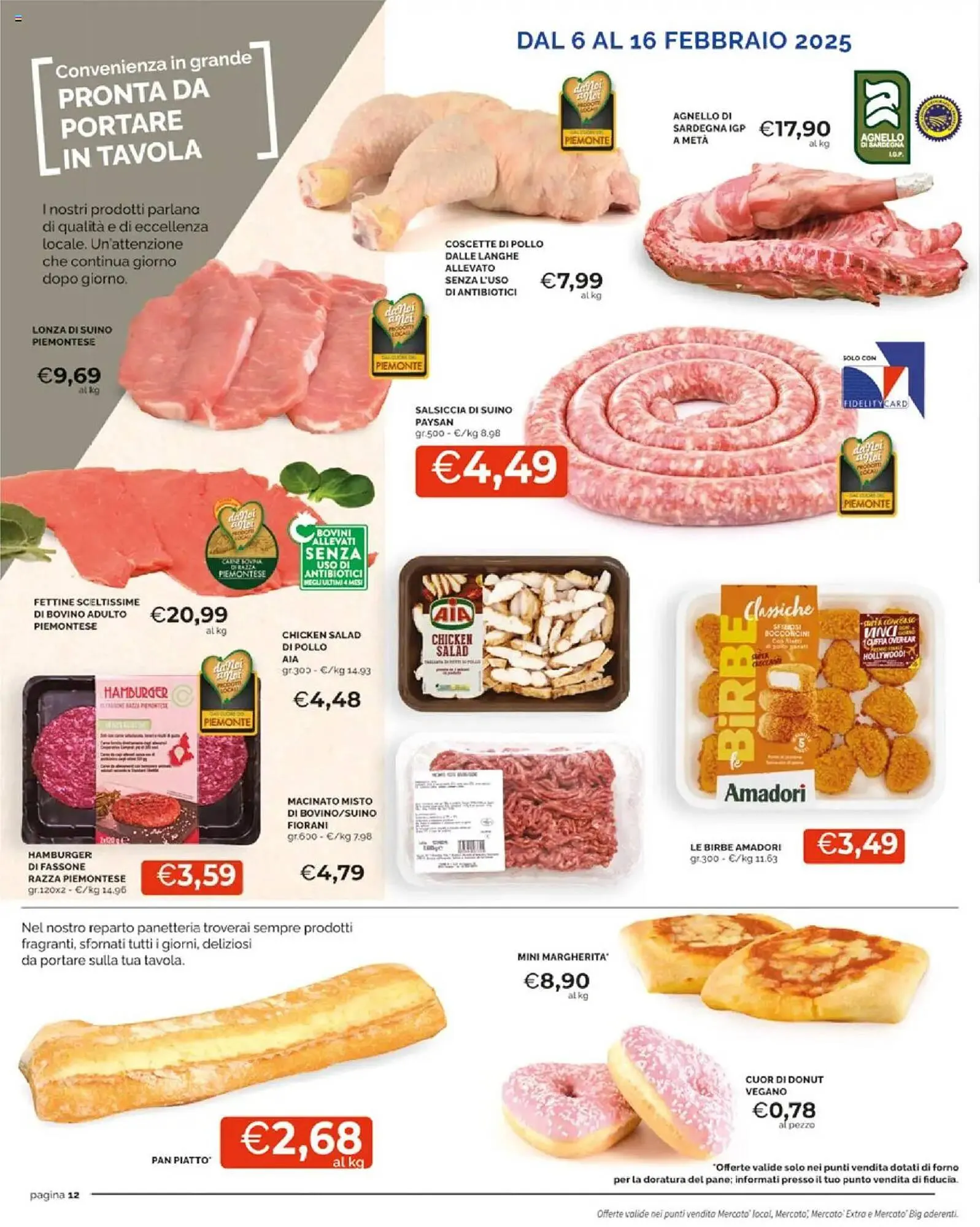 Volantino Mercatò da 6 febbraio a 16 febbraio di 2025 - Pagina del volantino 12