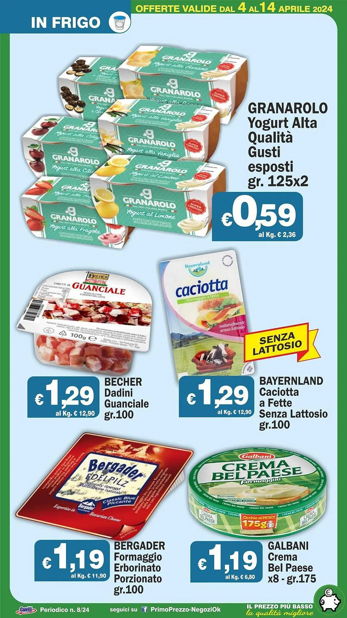 Volantino Primo Prezzo da 4 aprile a 14 aprile di 2024 - Pagina del volantino 44