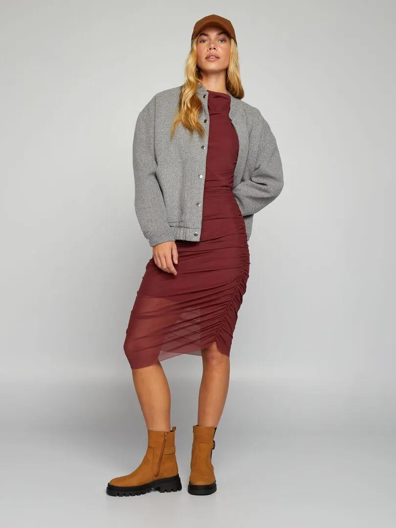 Vestito corto - ROSSO