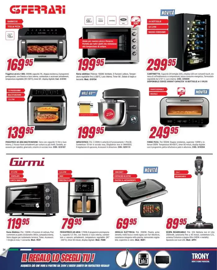 Il regalo lo scegli tu da Trony! da 12 aprile a 7 maggio di 2025 - Pagina del volantino 34