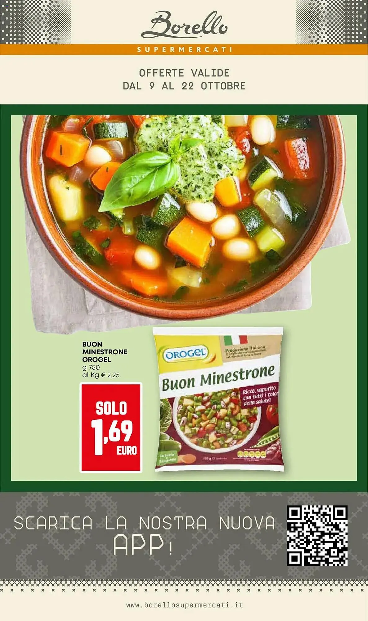 Volantino Borello Supermercati da 9 ottobre a 22 ottobre di 2025 - Pagina del volantino 1