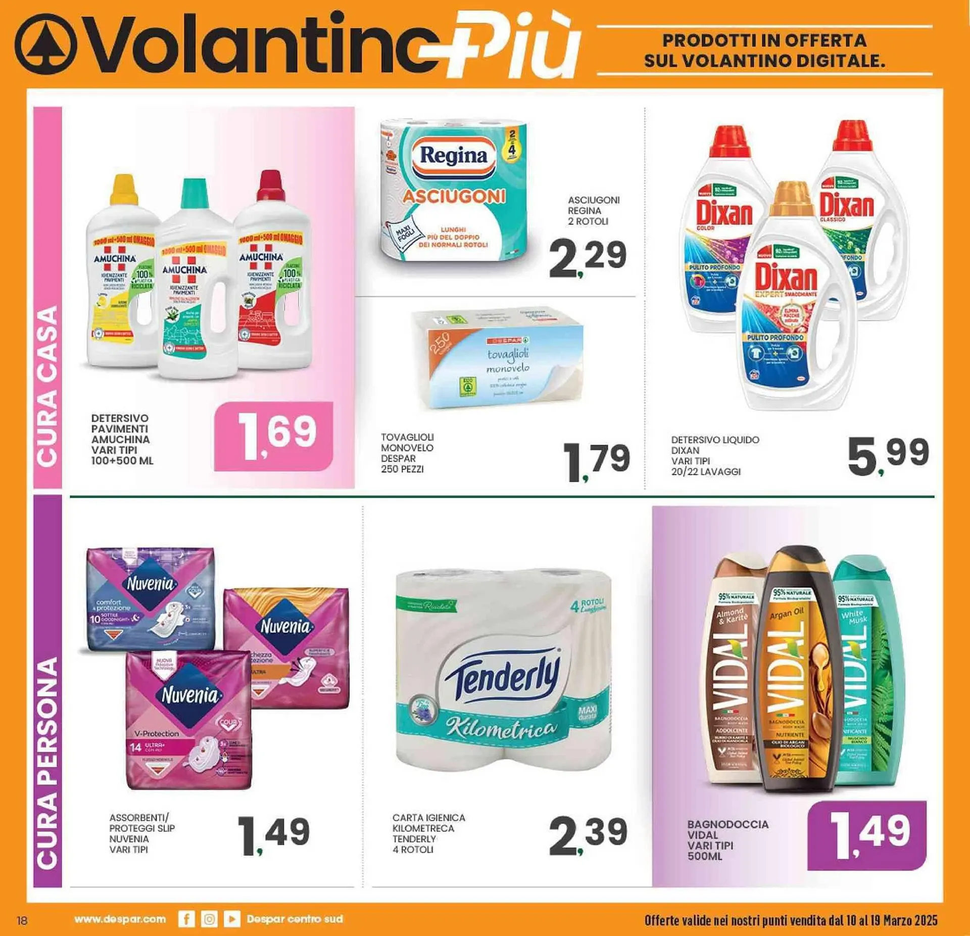 Volantino Despar da 10 marzo a 19 marzo di 2025 - Pagina del volantino 19
