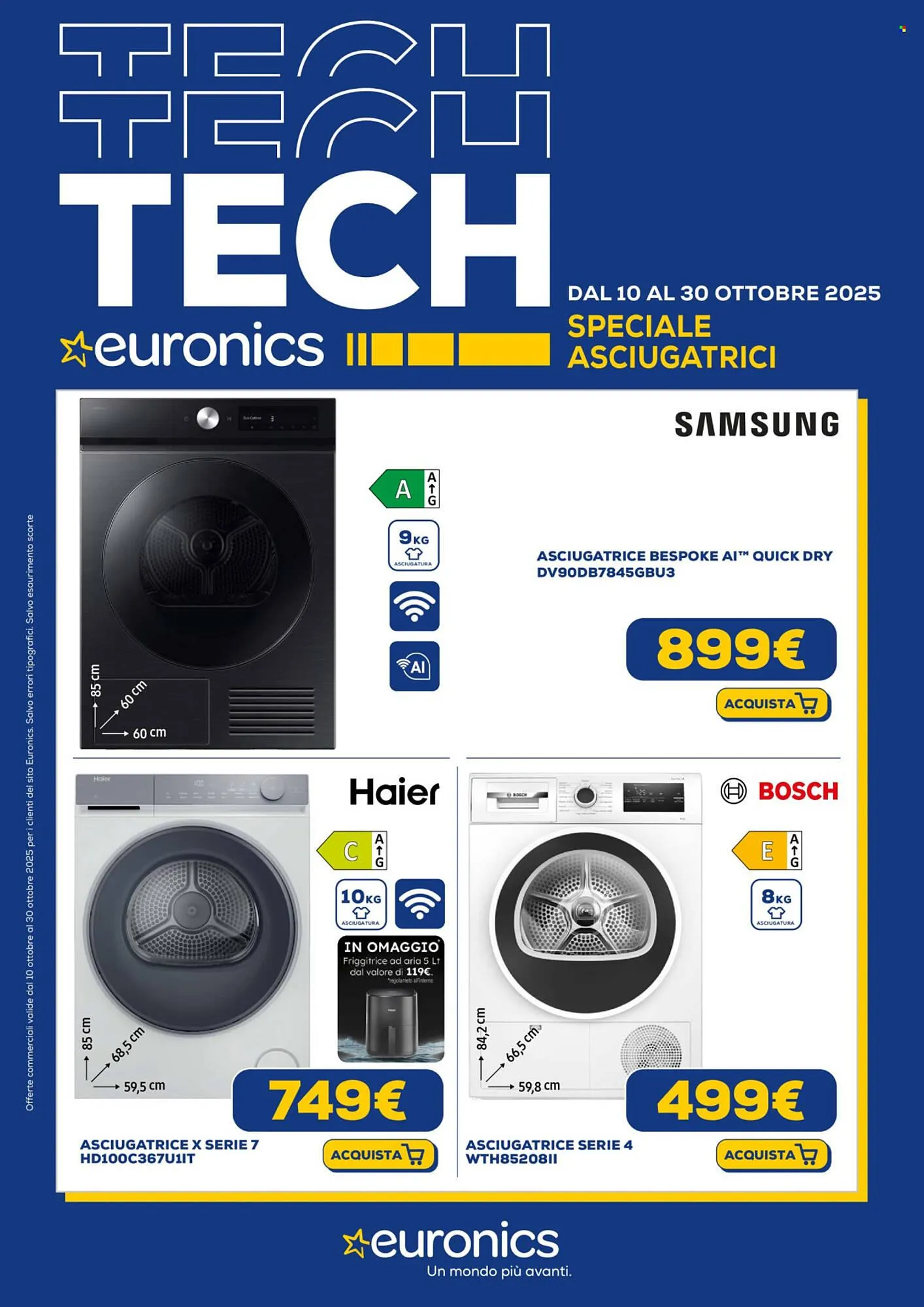 Volantino Euronics da 10 ottobre a 30 ottobre di 2025 - Pagina del volantino 1