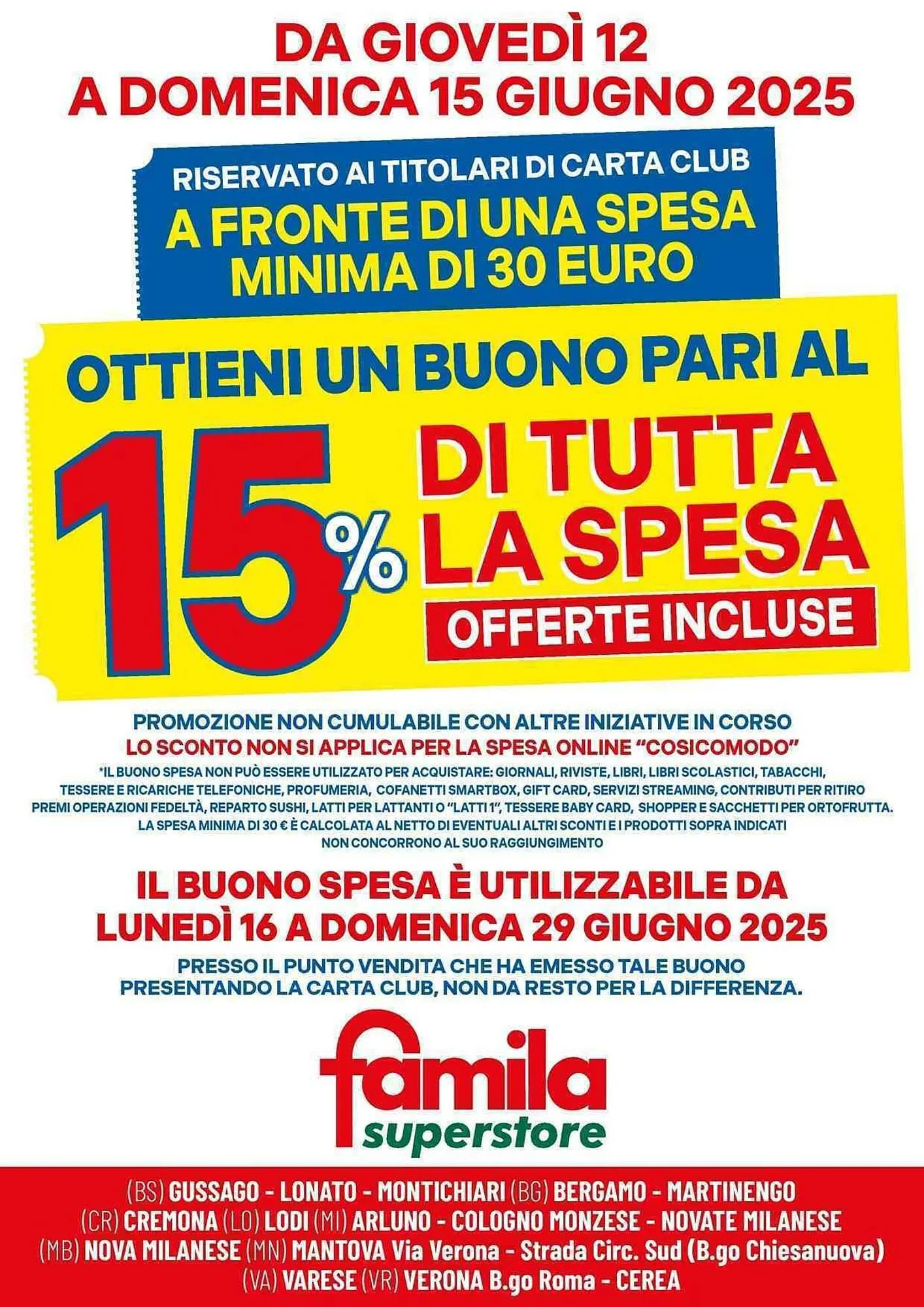 Volantino Famila Superstore da 12 giugno a 15 giugno di 2025 - Pagina del volantino 2