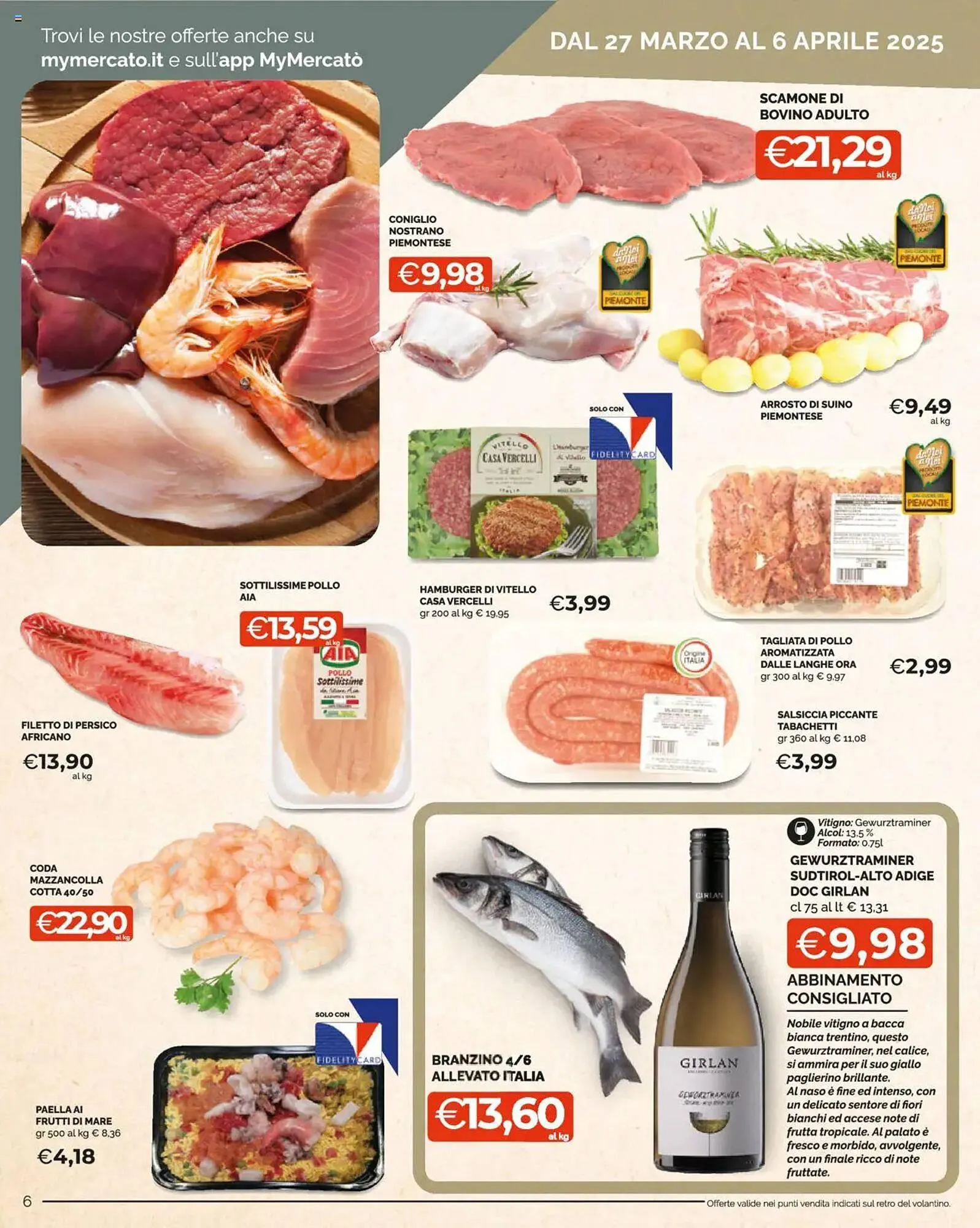 Volantino Mercatò Extra da 27 marzo a 6 aprile di 2025 - Pagina del volantino 6