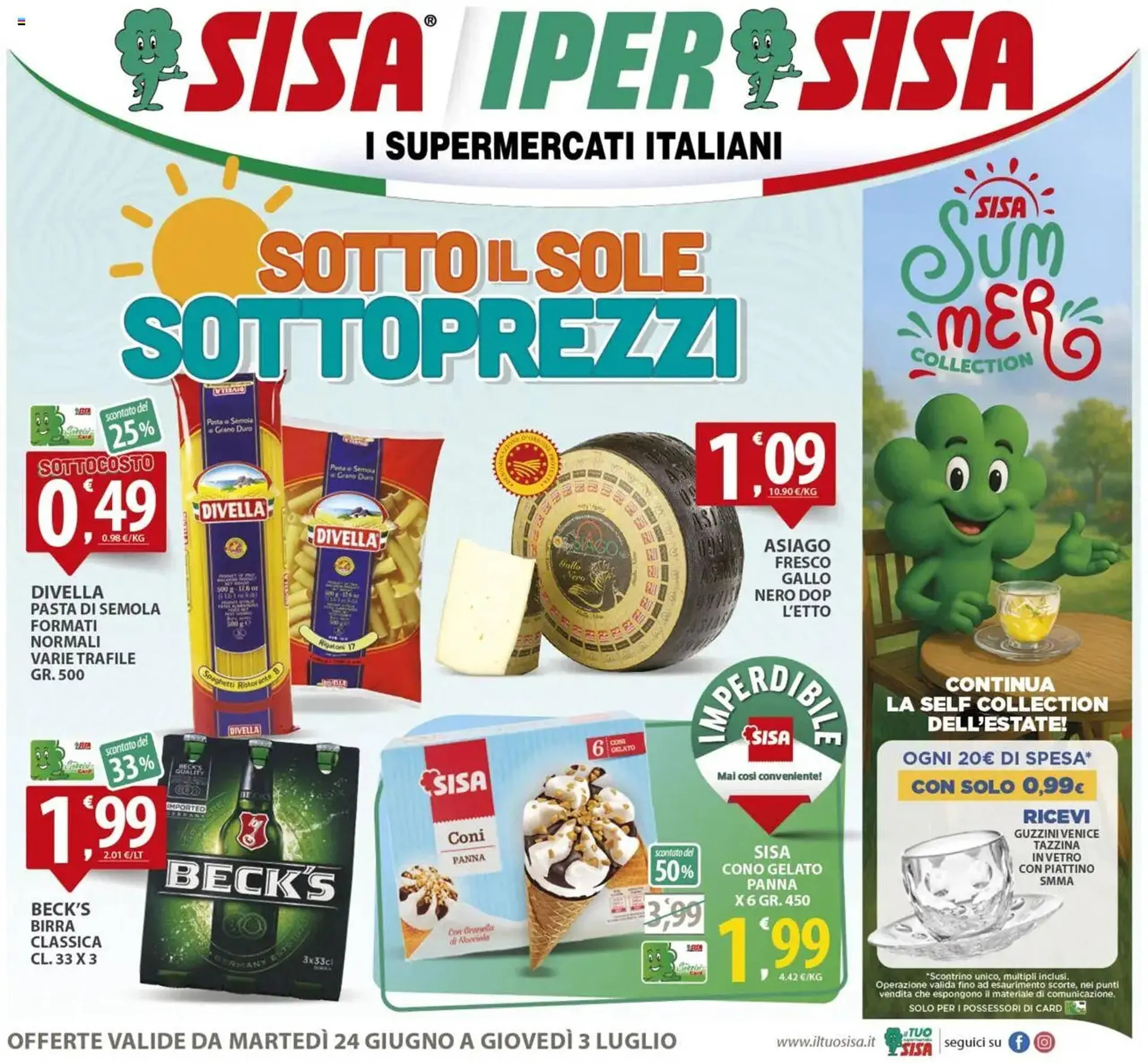 Volantino Sisa da 24 giugno a 3 luglio di 2025 - Pagina del volantino 1