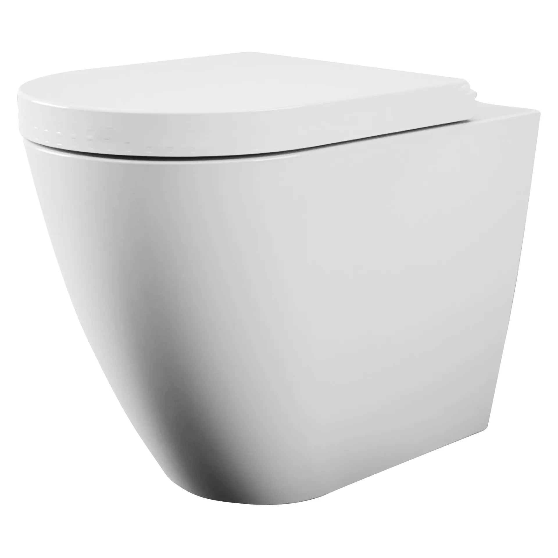 Sedile wc luna termoindurente bianco cerniere in acciaio soft close