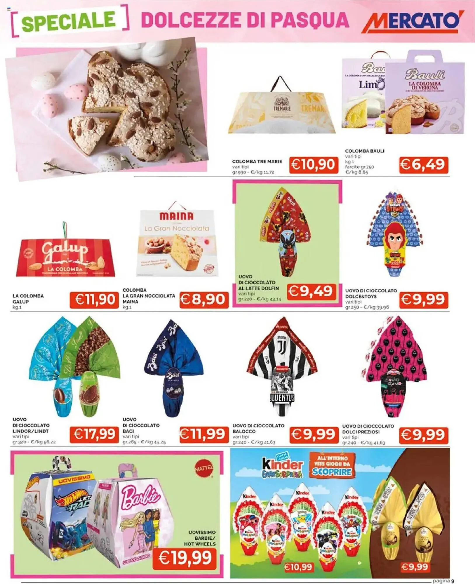 Volantino Mercatò da 7 aprile a 21 aprile di 2025 - Pagina del volantino 9