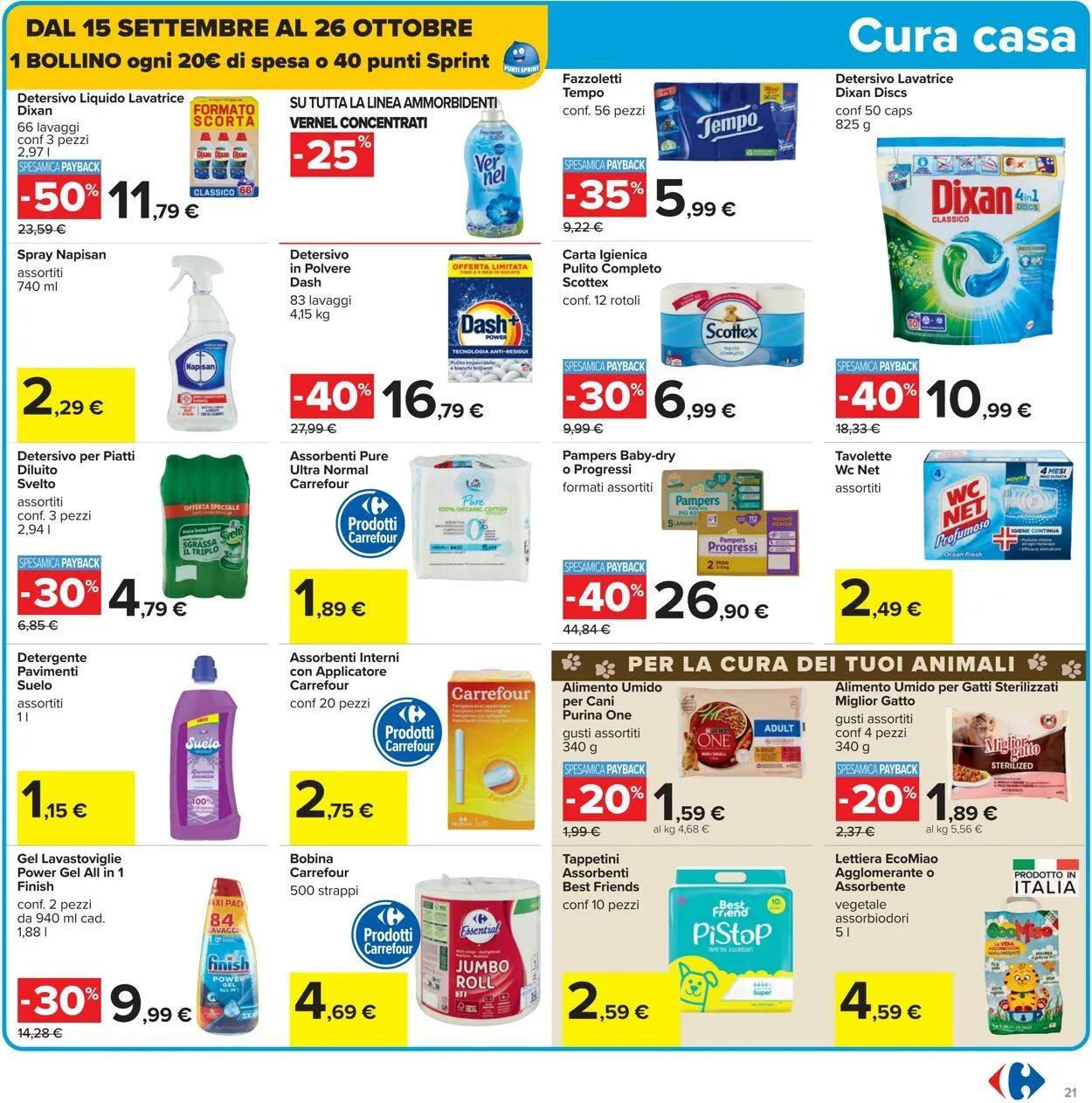 Carrefour Volantino attuale da 15 settembre a 25 settembre di 2025 - Pagina del volantino 21