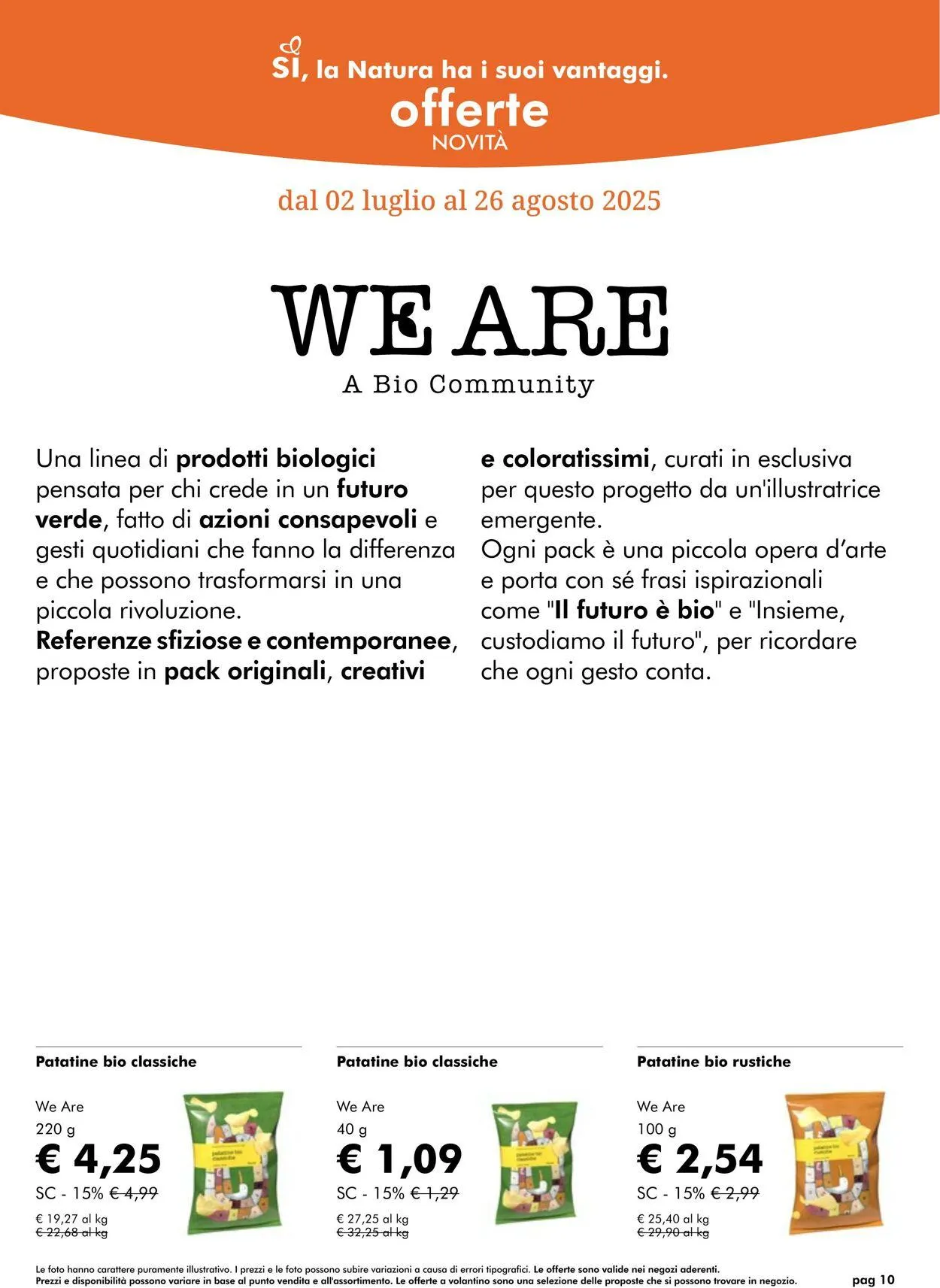 Natura Sì Volantino attuale da 31 luglio a 14 agosto di 2025 - Pagina del volantino 10