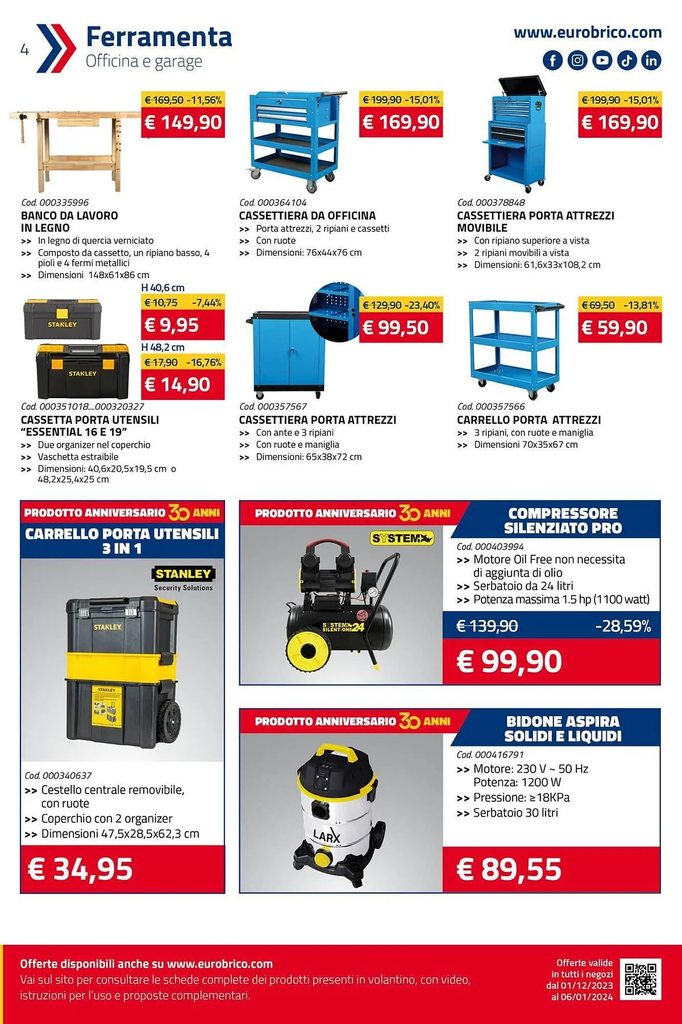 Volantino Eurobrico da 1 dicembre a 6 gennaio di 2024 - Pagina del volantino 4
