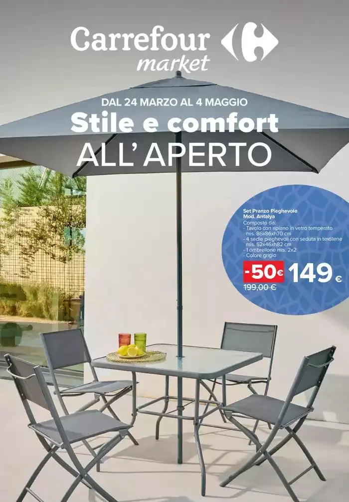 Stile e comfort all'aperto da 1 aprile a 30 aprile di 2025 - Pagina del volantino 1