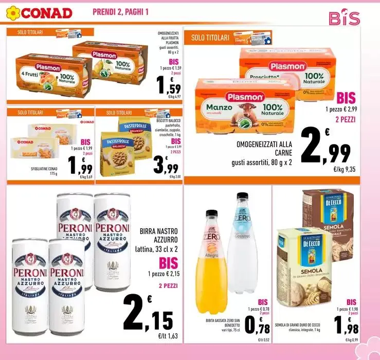 BIS, PRENDI 2 PAGHI 1 da 5 maggio a 17 maggio di 2025 - Pagina del volantino 3