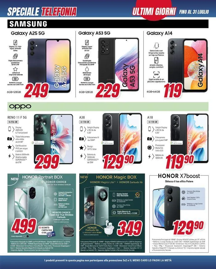 Ultimi giorni di 3x2 da Trony! da 25 luglio a 31 luglio di 2024 - Pagina del volantino 17