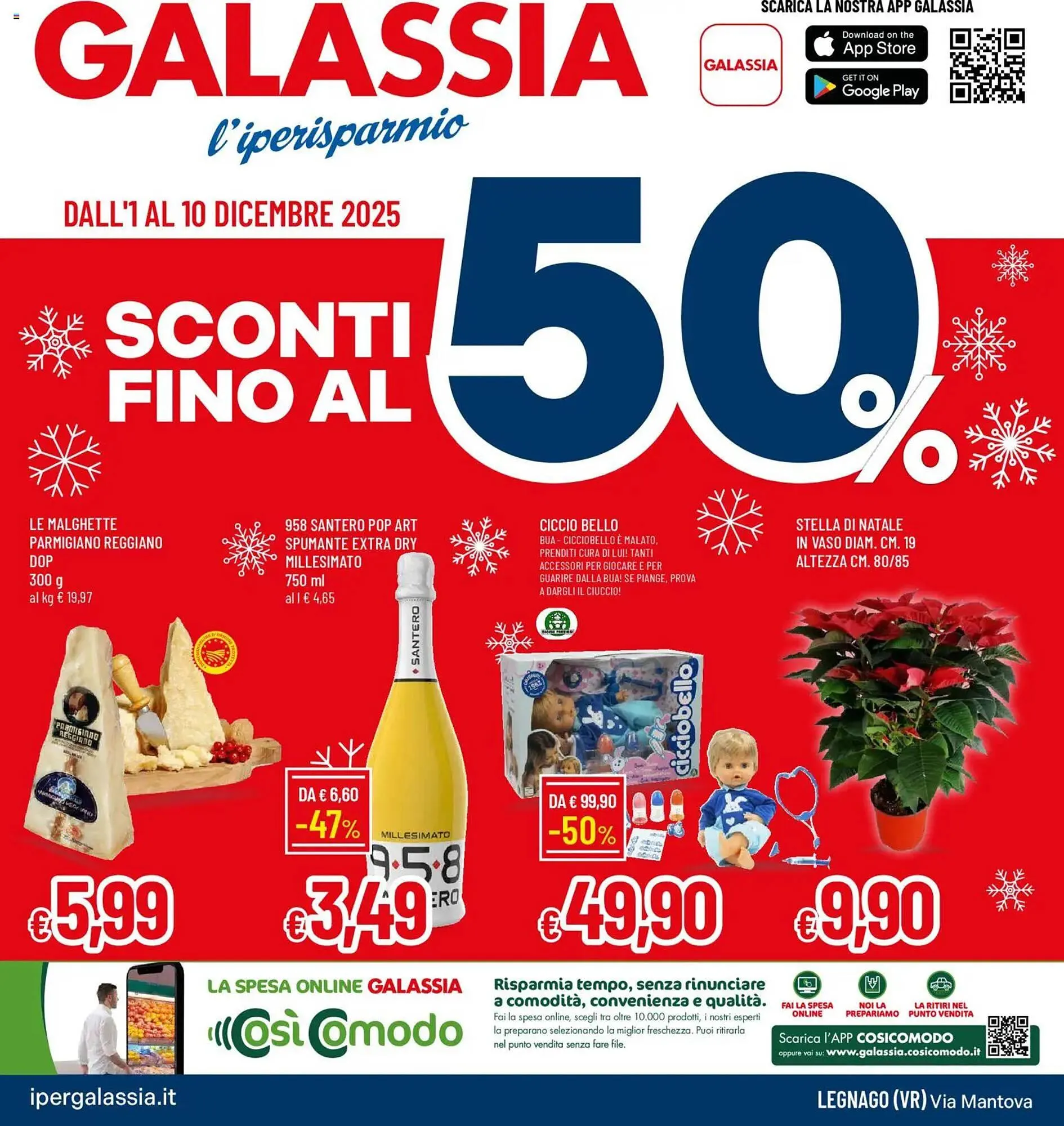 Volantino Galassia da 1 dicembre a 10 dicembre di 2025 - Pagina del volantino 1