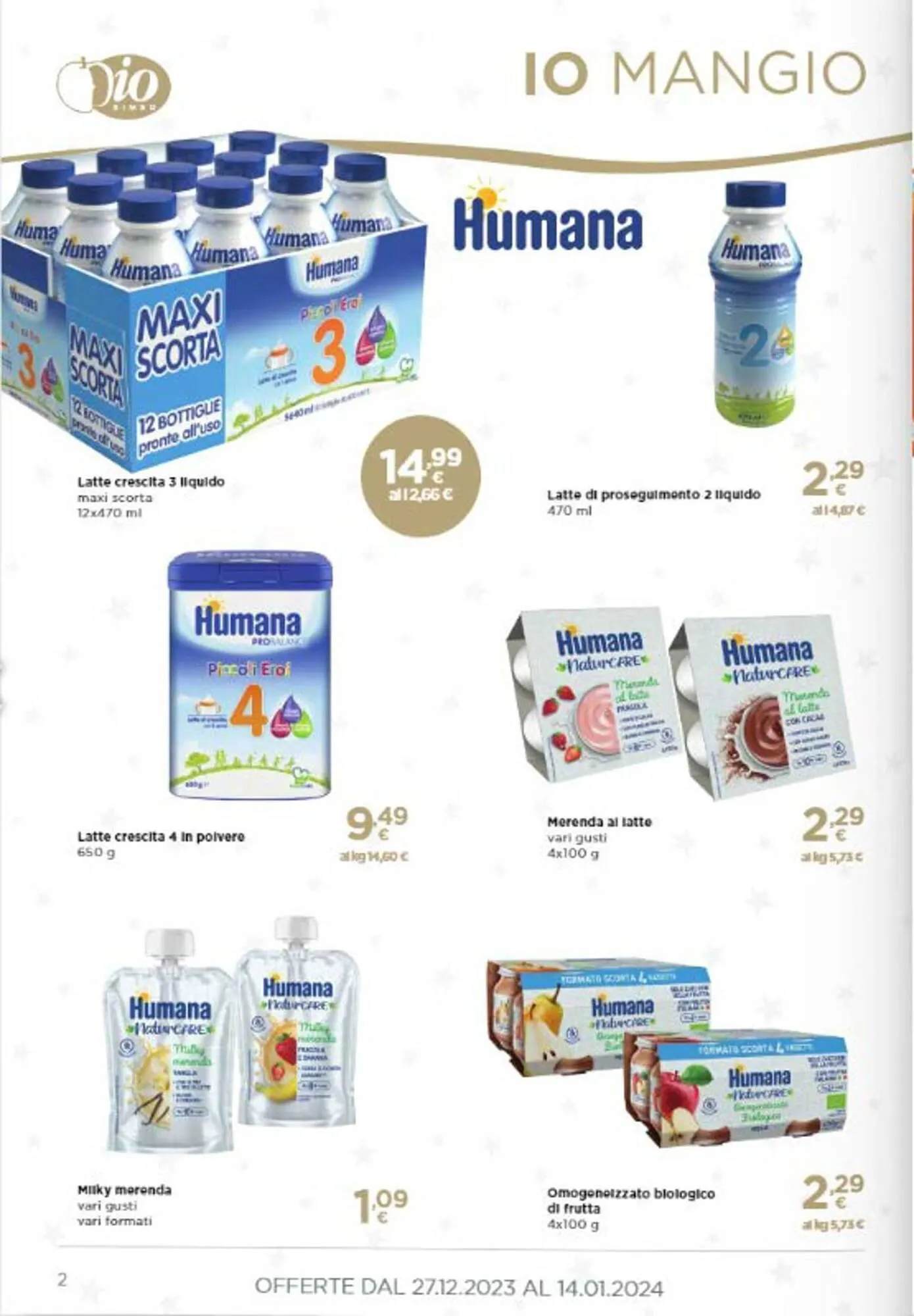 Volantino Io Bimbo da 27 dicembre a 14 gennaio di 2024 - Pagina del volantino 2