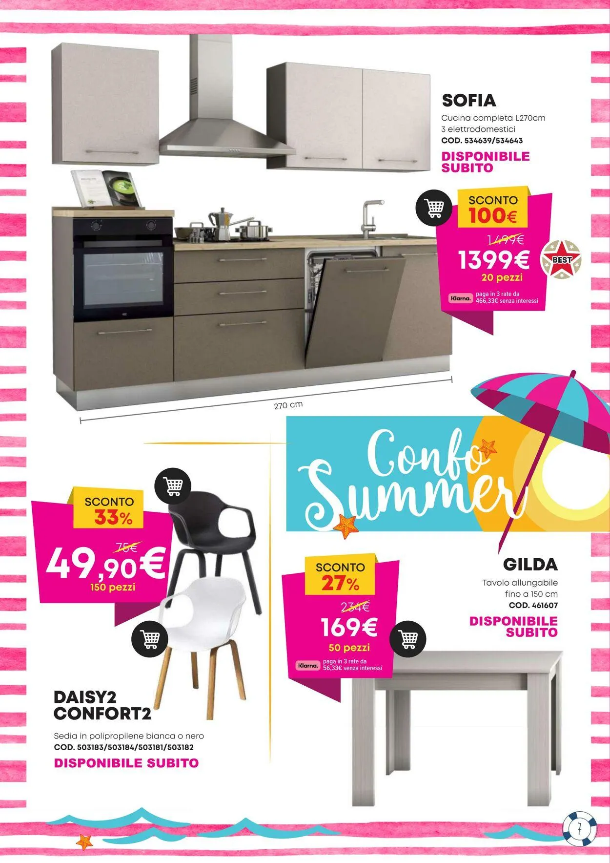 Conforama Volantino attuale da 13 giugno a 27 giugno di 2025 - Pagina del volantino 7