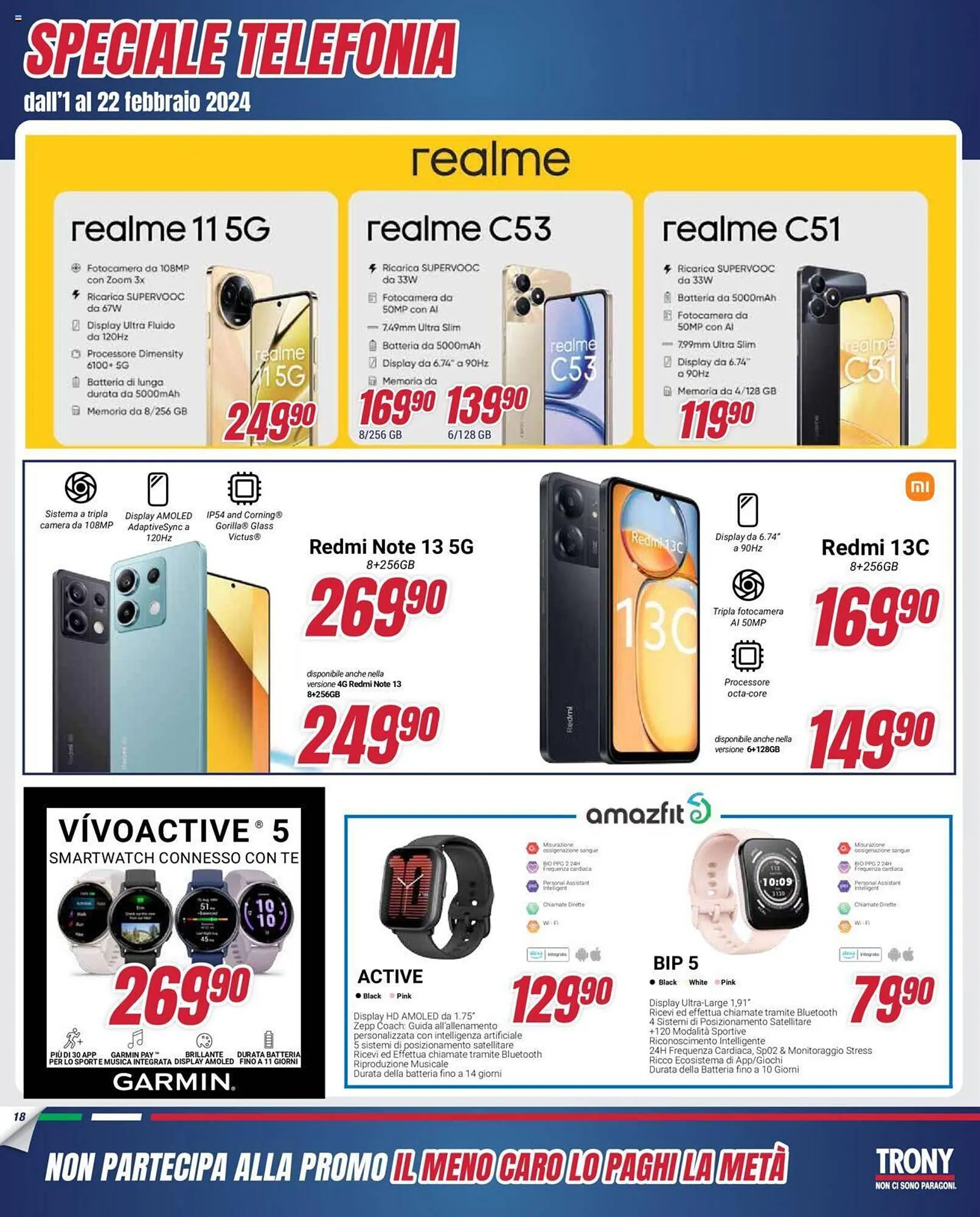 Volantino Trony da 1 febbraio a 22 febbraio di 2024 - Pagina del volantino 18