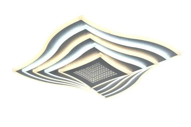 Plafoniera LED moderno Priscilla, bianco 40x7.5 cm dimmerabile NOVECENTO