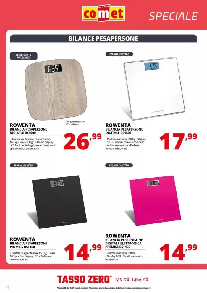 Speciale Piccoli Elettrodomestici! da 17 aprile a 7 maggio di 2025 - Pagina del volantino 16
