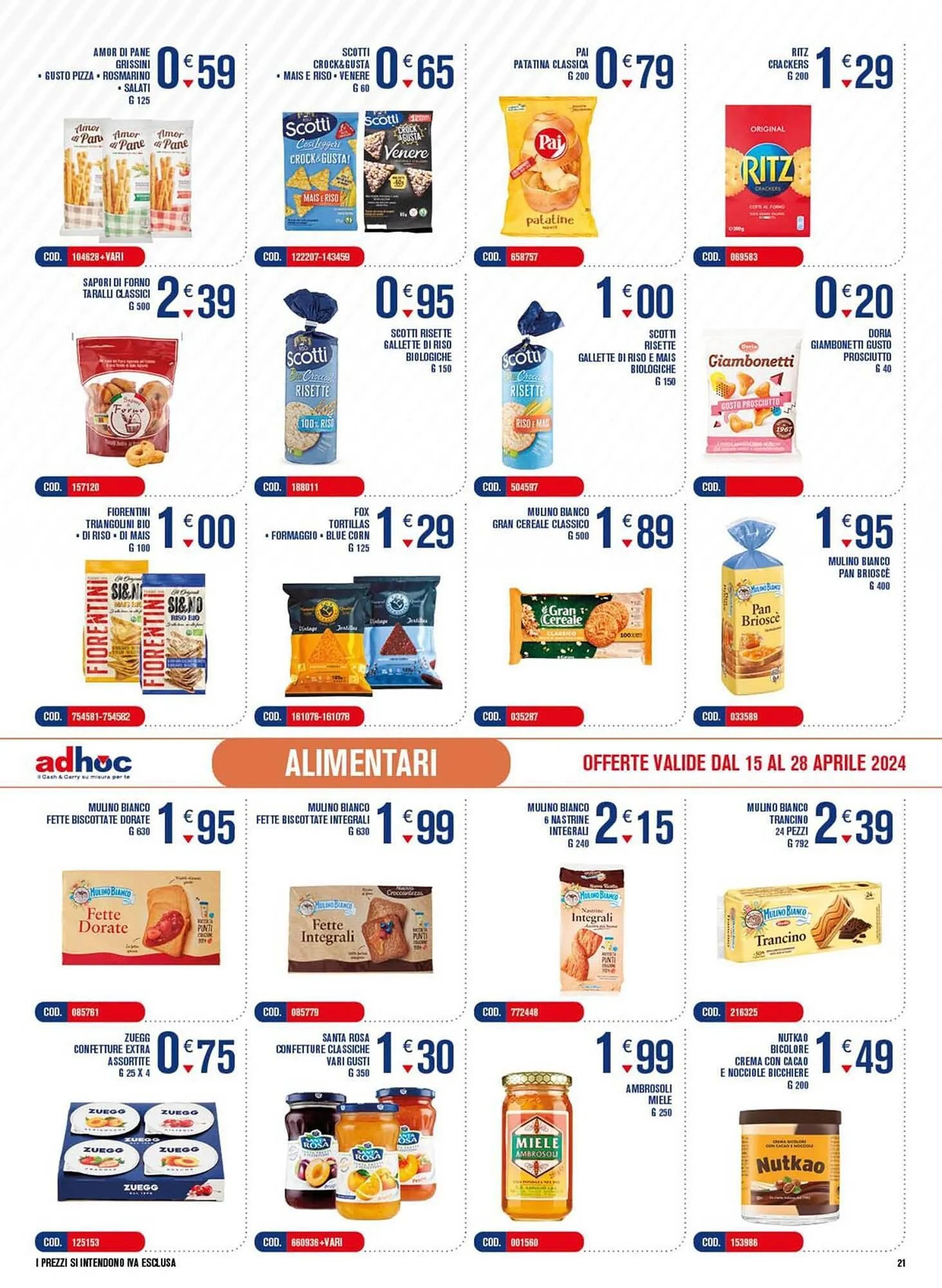 Volantino Adhoc da 15 aprile a 28 aprile di 2024 - Pagina del volantino 21