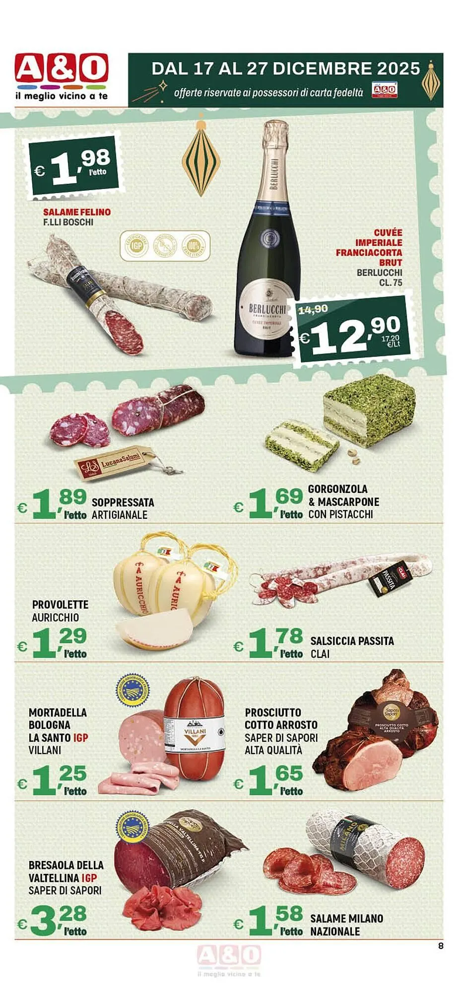 Volantino A&O da 18 dicembre a 27 dicembre di 2025 - Pagina del volantino 8